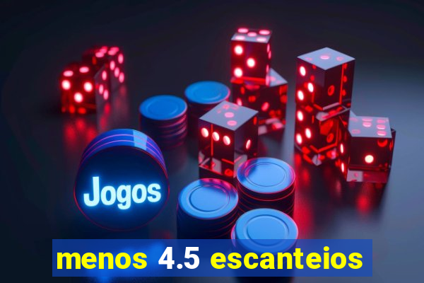 menos 4.5 escanteios