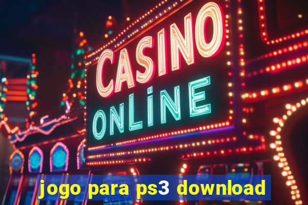 jogo para ps3 download