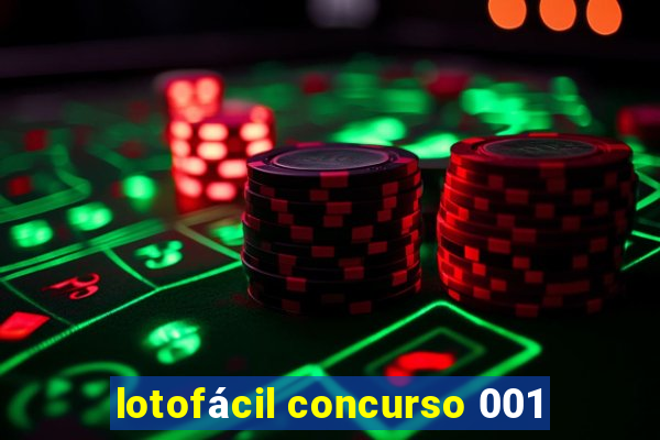 lotofácil concurso 001