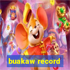 buakaw record