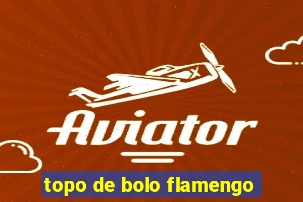 topo de bolo flamengo