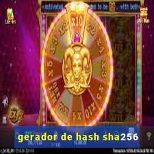 gerador de hash sha256