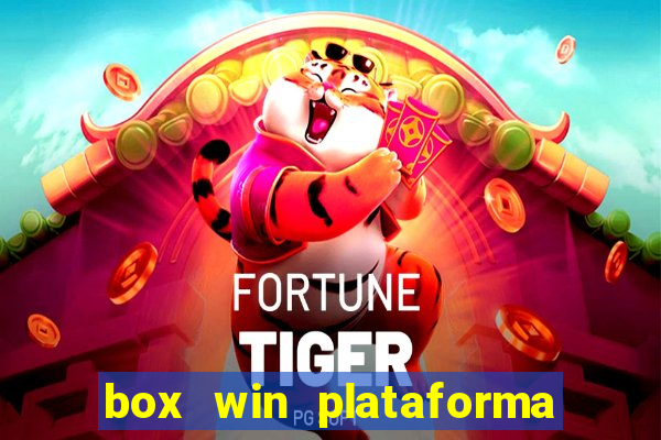 box win plataforma de jogos