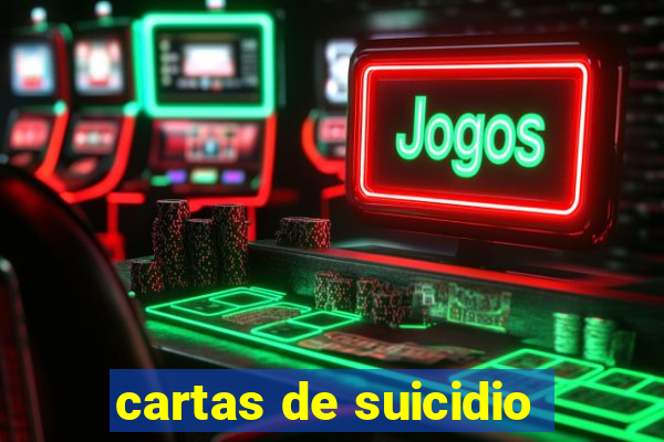 cartas de suicidio