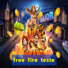 free fire teste grátis jogar agora