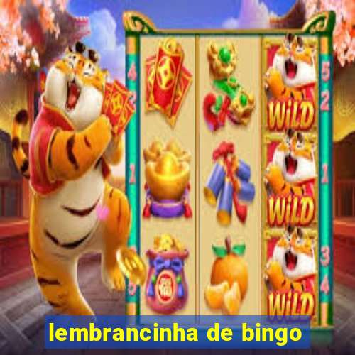 lembrancinha de bingo