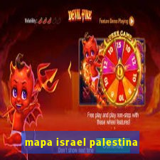 mapa israel palestina