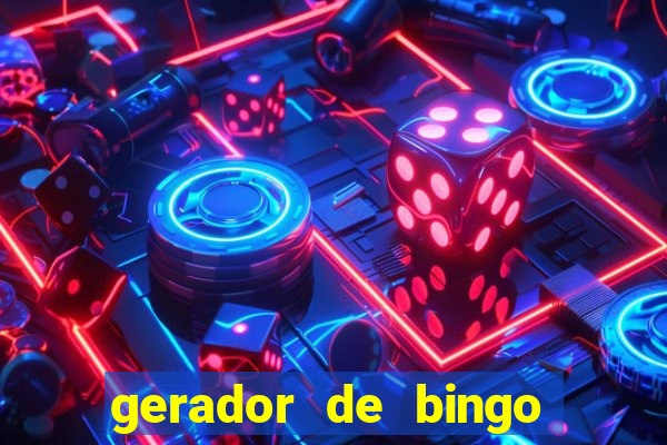 gerador de bingo cha de bebe